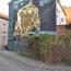 Le mur du dessinateur Mezzo dans la rue Hubert Stiernet 23 à Laeken - &copy;EAS - ADT