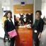 Virginie Losson (links) tijdens de finale van de Europese Awards voor Ondernemerschapsbevordering, in Vilnius. - &copy;Boost Your Talent